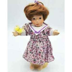 Tuesday’s Child Franklin Heirloom Dolls by Sylvia Natterer Porcelain Doll 9 inch